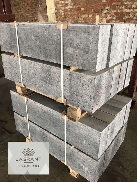 Бордюр з Лабродориту, ГП-1, 30*15, довжина L від 80 до 120