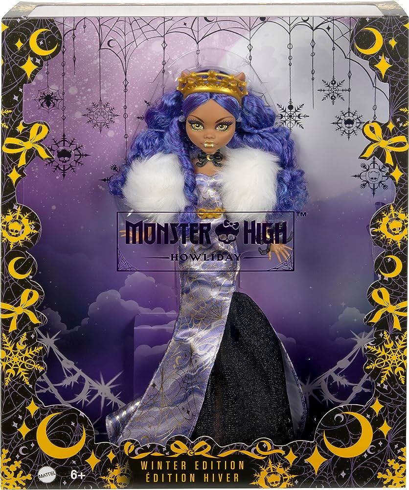 Monster High Doll, Clawdeen Wolf Howliday