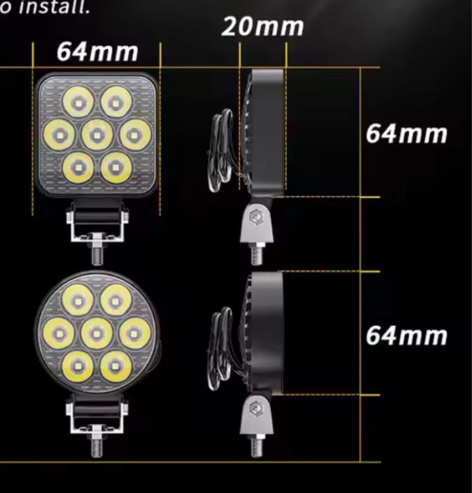 Barra Led / foco 18w até 980w