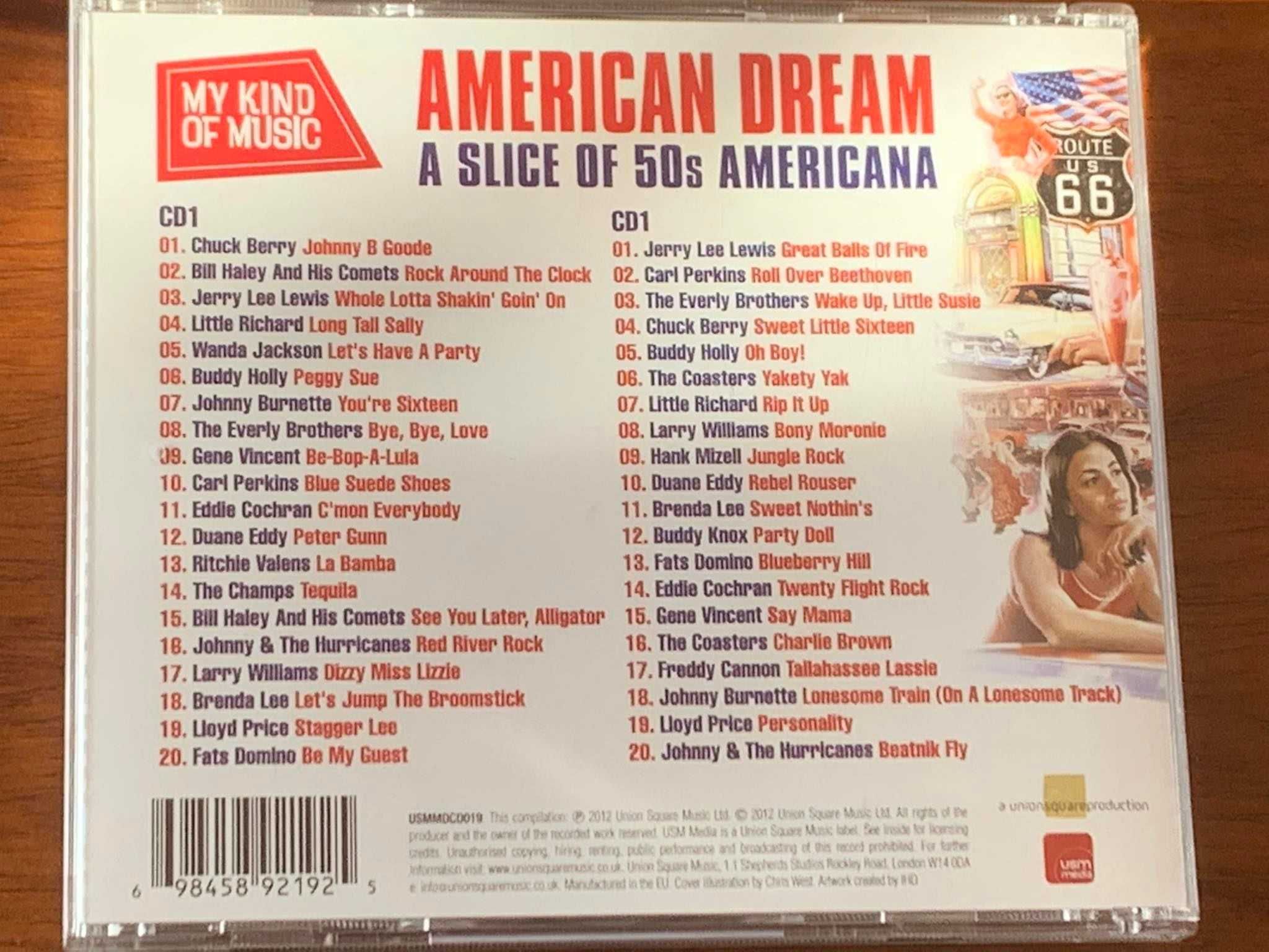 American Dream - A Slice Of 50's Americana - 2CD - EX+ UNIKAT!