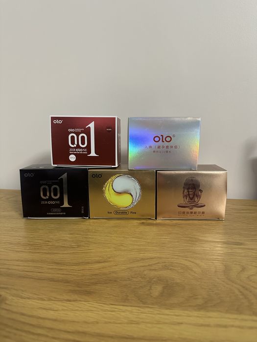 Презервативи OLO 0.01 10 штук всі види