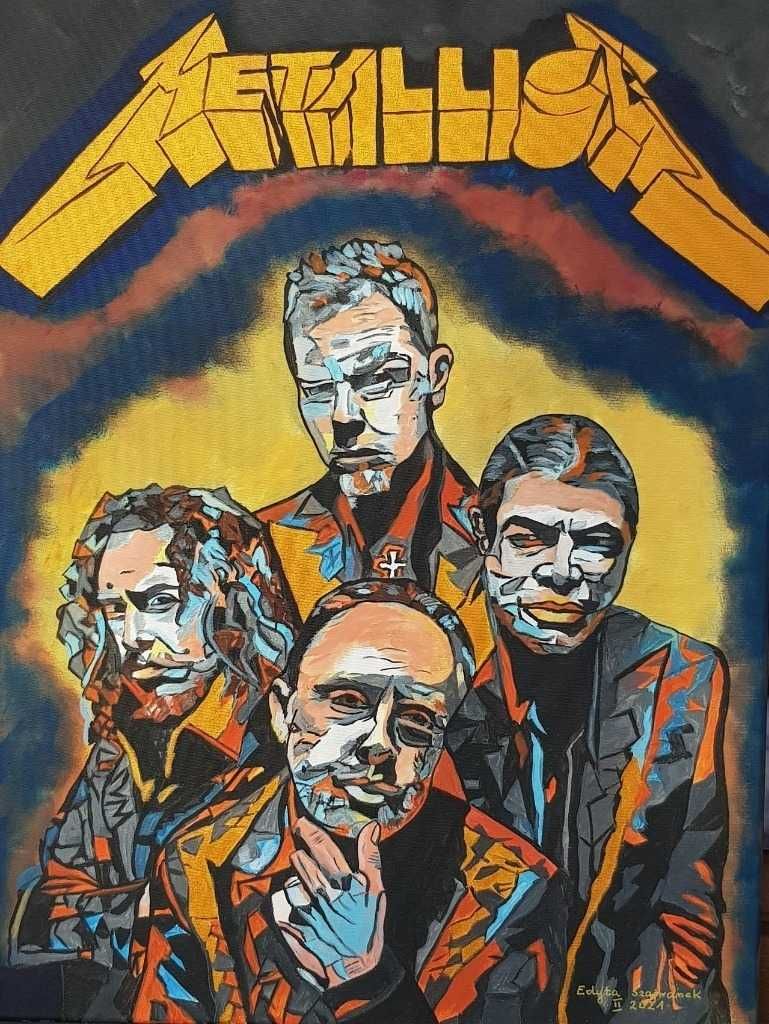 Metallica obraz na płótnie