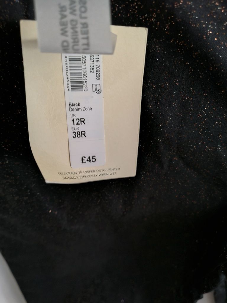 Nowe damskie spodnie River Island Molly MID Rise Jogging W28 L32