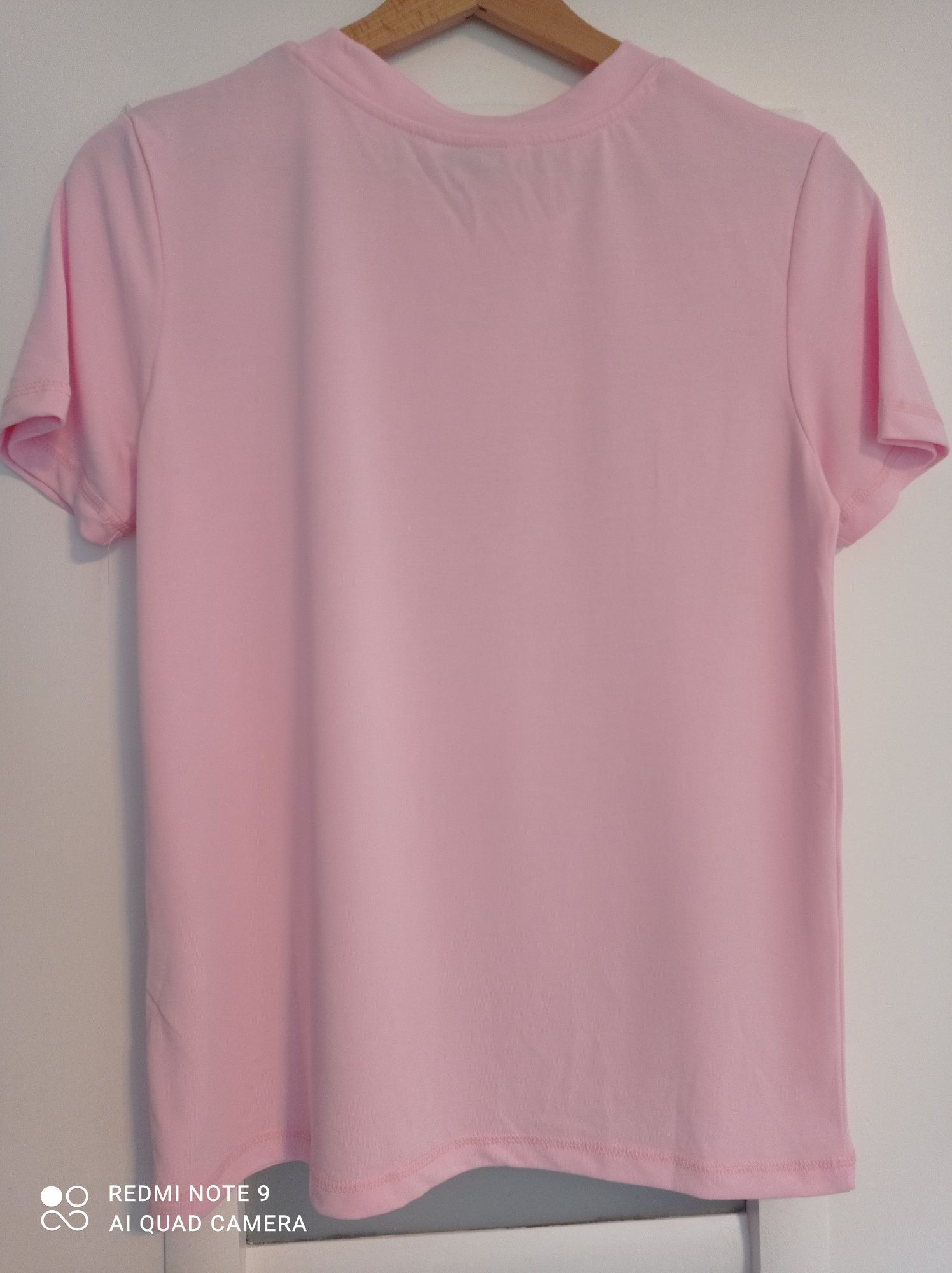 Cropp, różowa koszulka, nowa bez metki rozmiar M