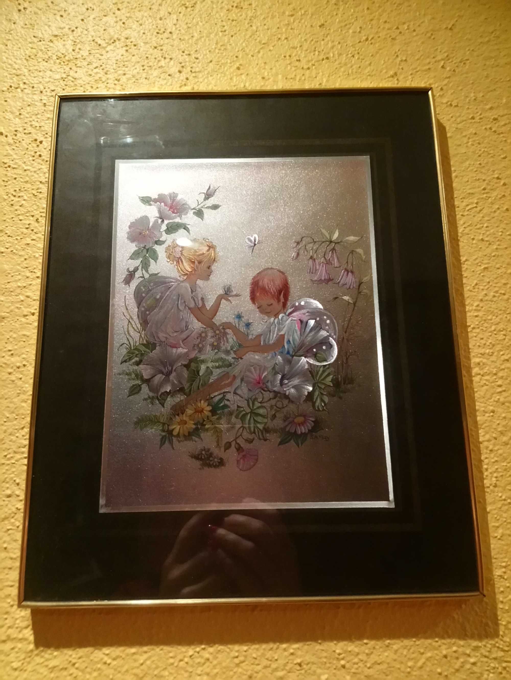 Quadro com brilho meninas