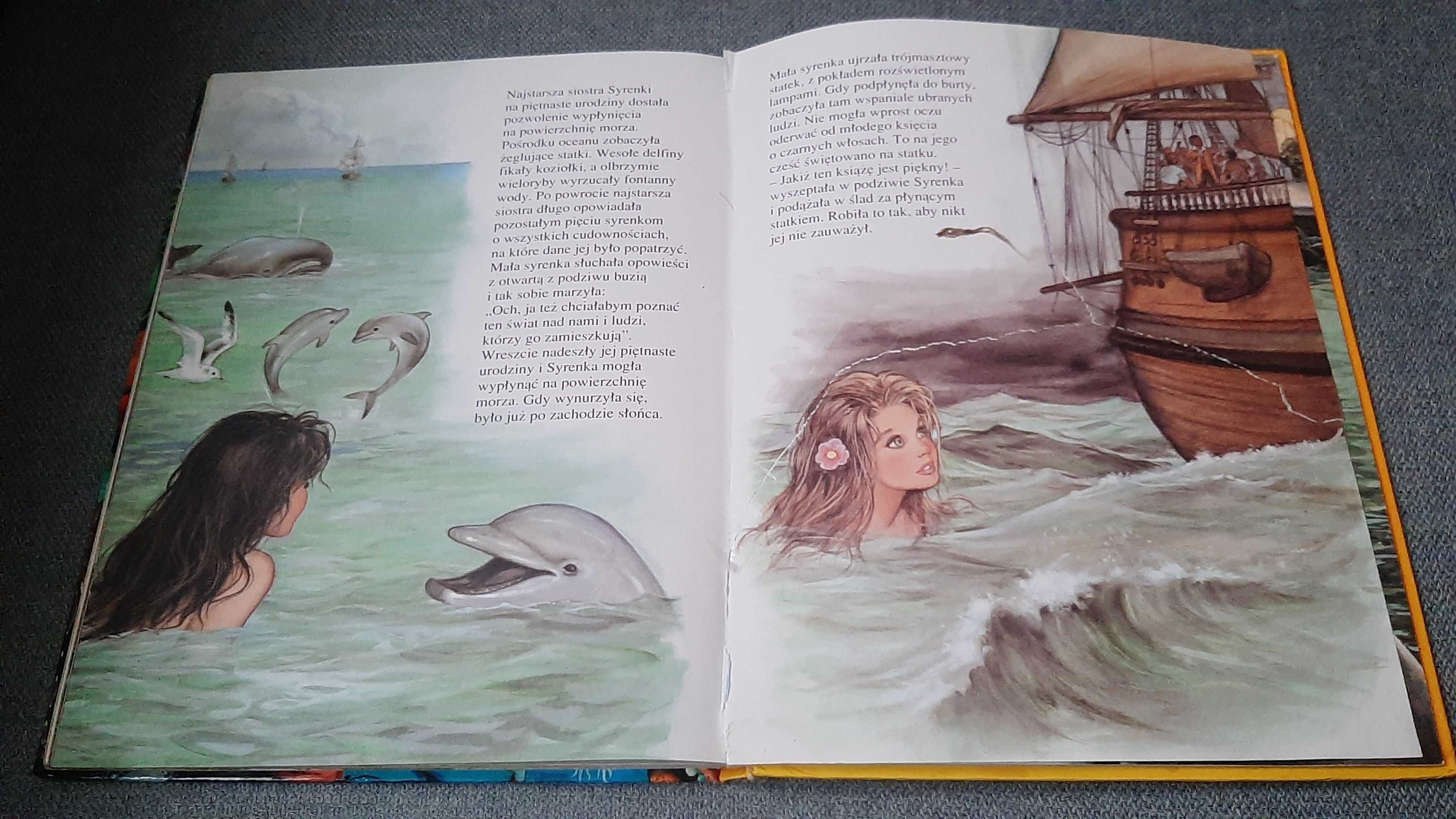 Baśnie piękne ilustracje Pierre Couronne Piękna i bestia Mała syrenka