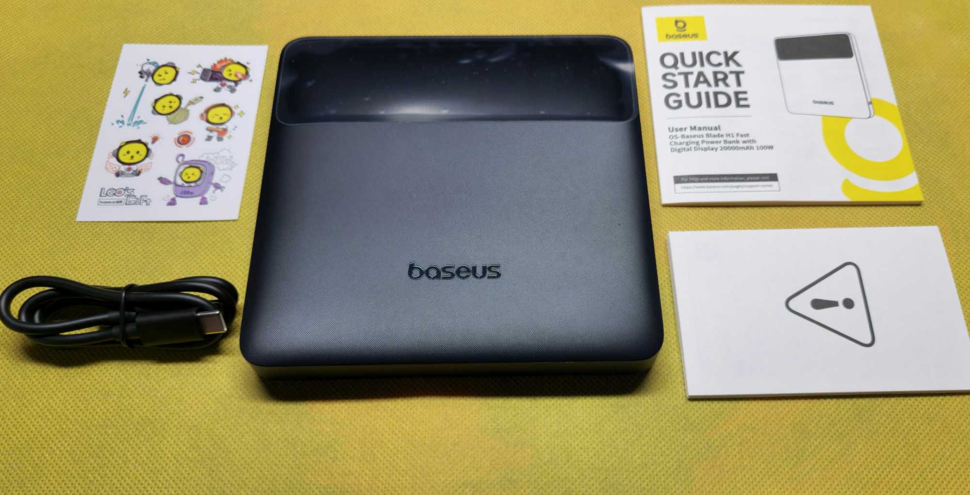 Baseus Blade H1 100W Power Bank 20000 mAh зарядка для ноутбуков