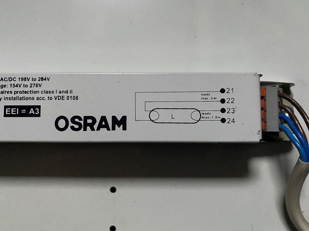 Дроссель балласт OSRAM QT 1×55,70/ 230-240 и QT 2×55,70/ 230-240