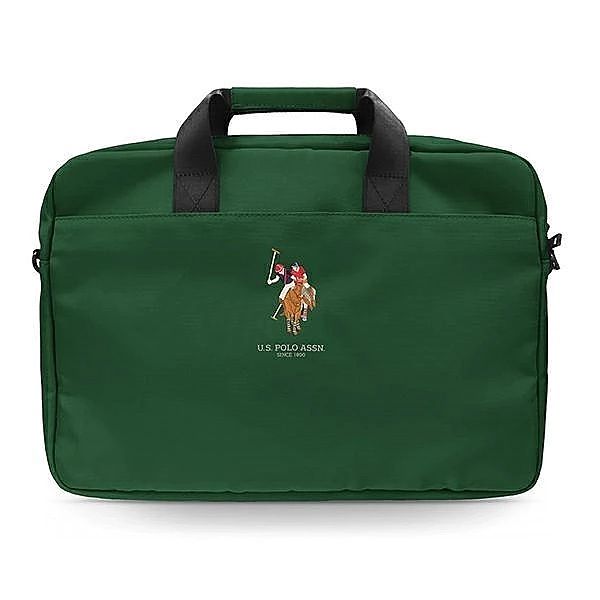 Torba U.S. Polo Assn. na laptopa 16" - zielona