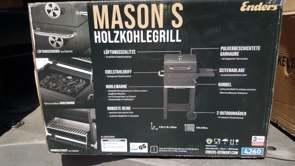 Гриль-барбекю Enders Mason 'S'