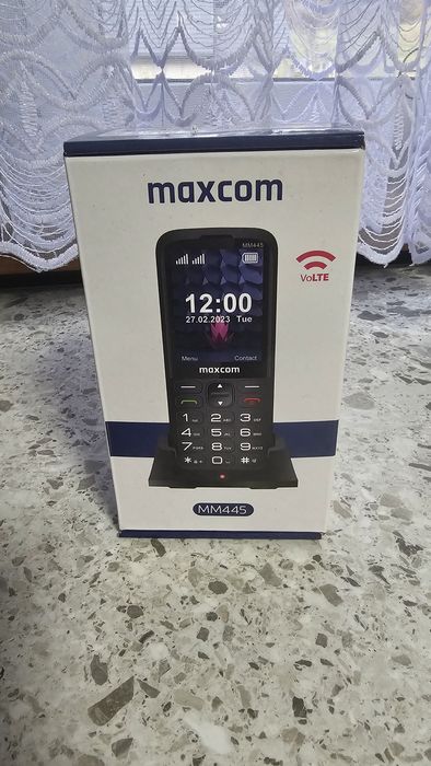 Nowy telefon MaxCom MM445 L. Nie otwarty, plomba, paragon, gwarancja.