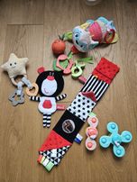 Zabawki kontrastowe dla niemowlaka Mom's Care spinnery