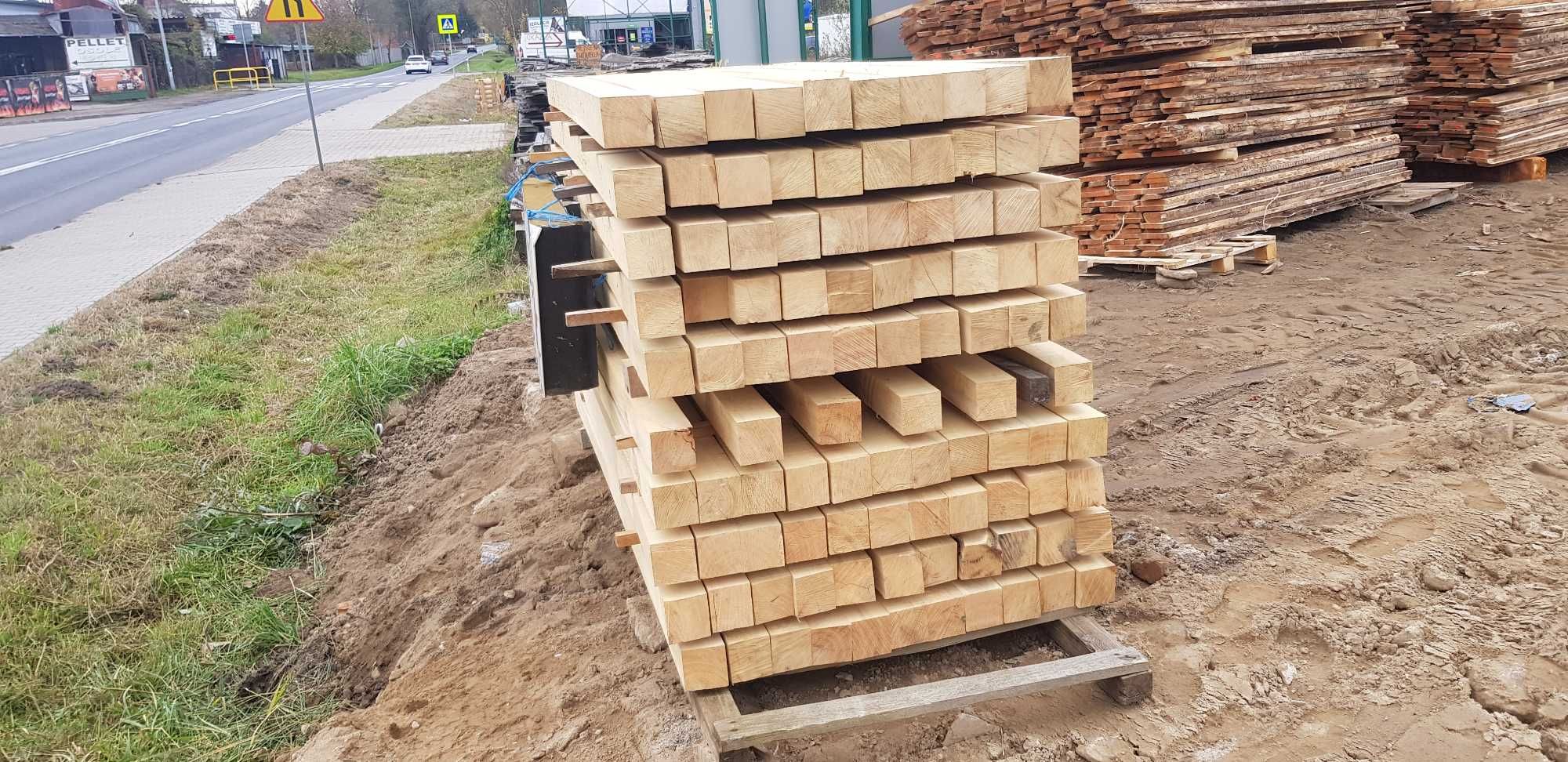 Słupki  Akacjowe   240x10x10
