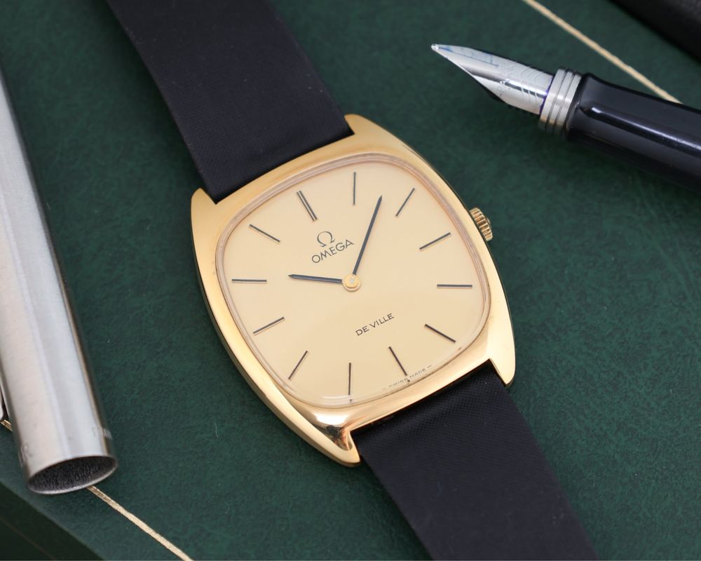 Piekny zegarek meski Omega deville manual