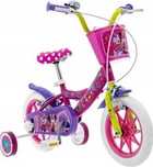 Rower dziecięcy Disney Myszka Minnie koło 12" Koszyk kółka boczne