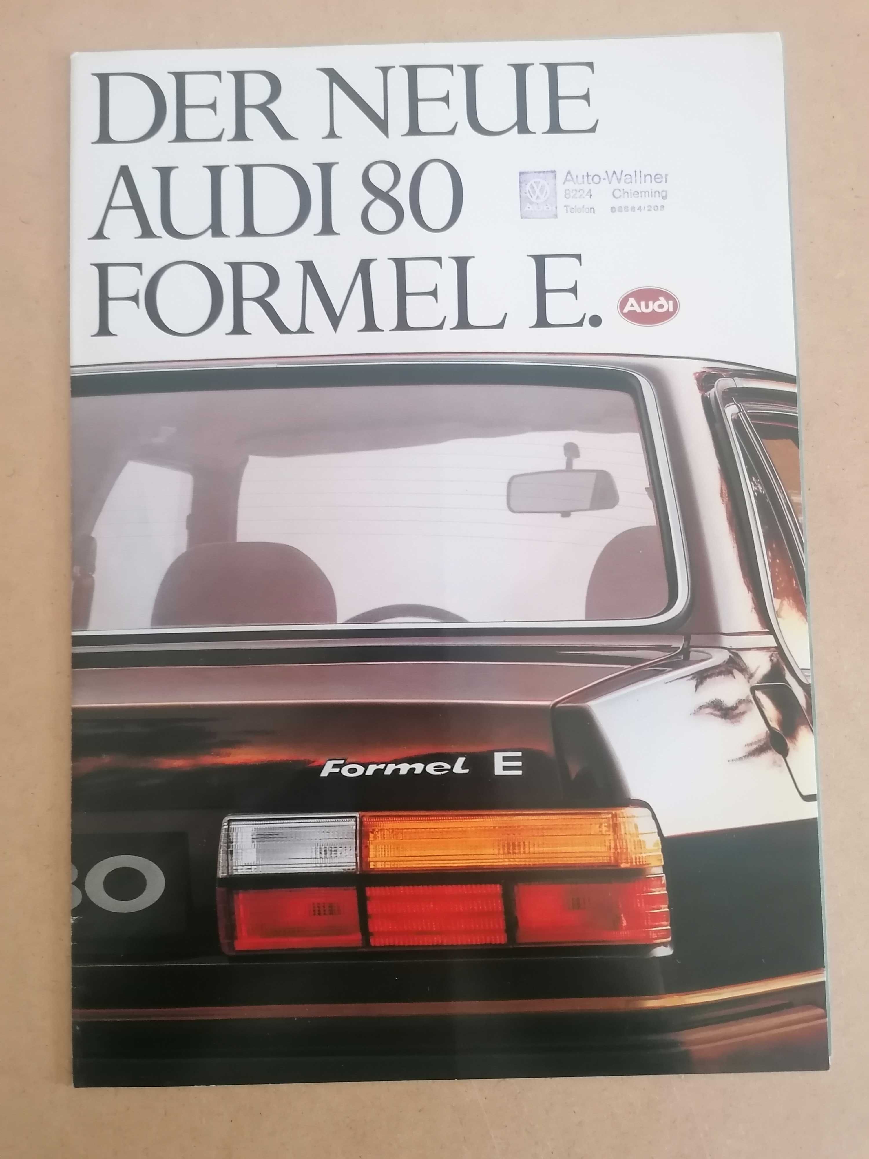 Prospekt Audi 80 Formel E