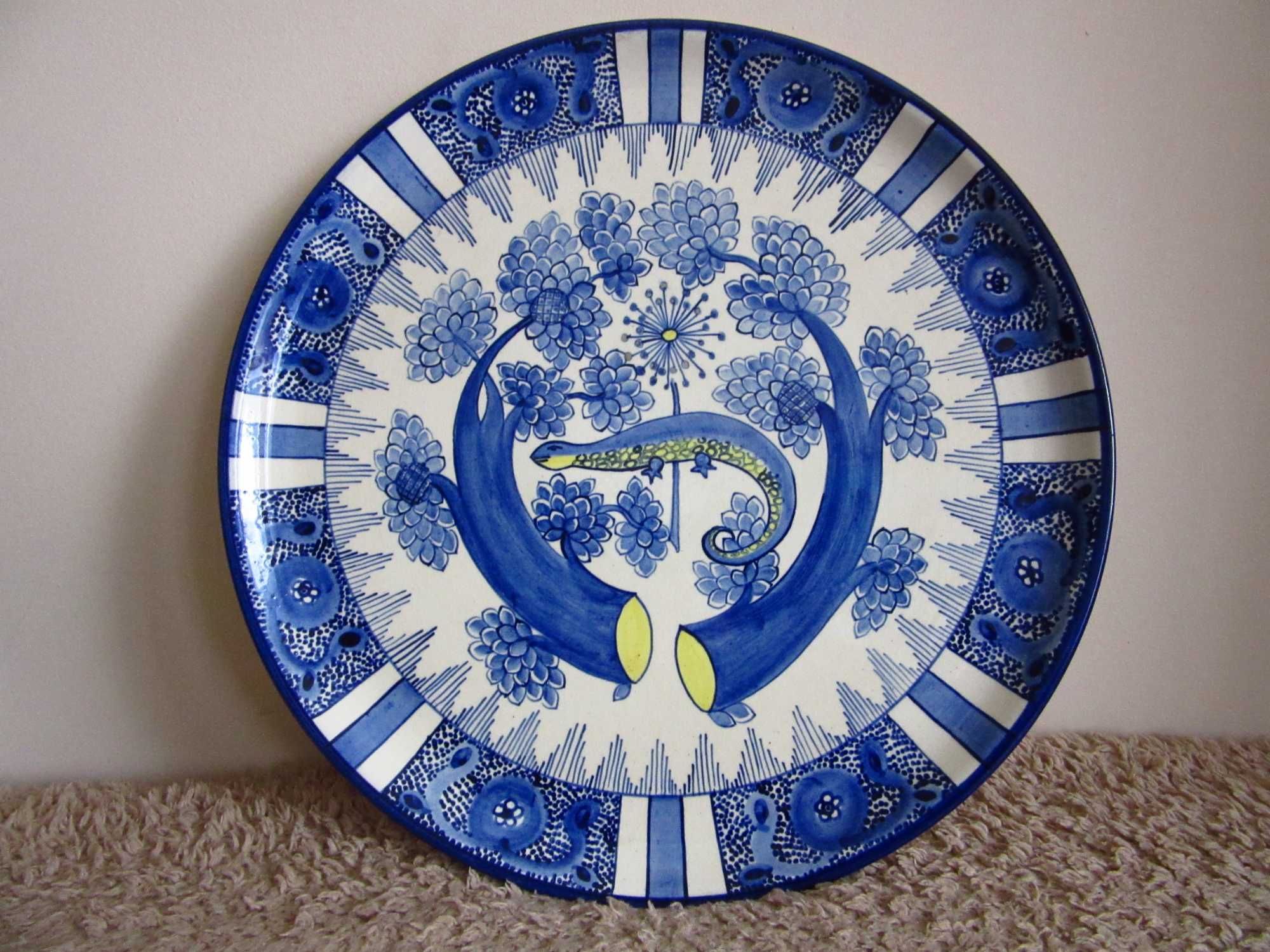 NIEMCY, Bollhagen/Hartmann, patera ceramiczna z serii PARADISE l.20te.