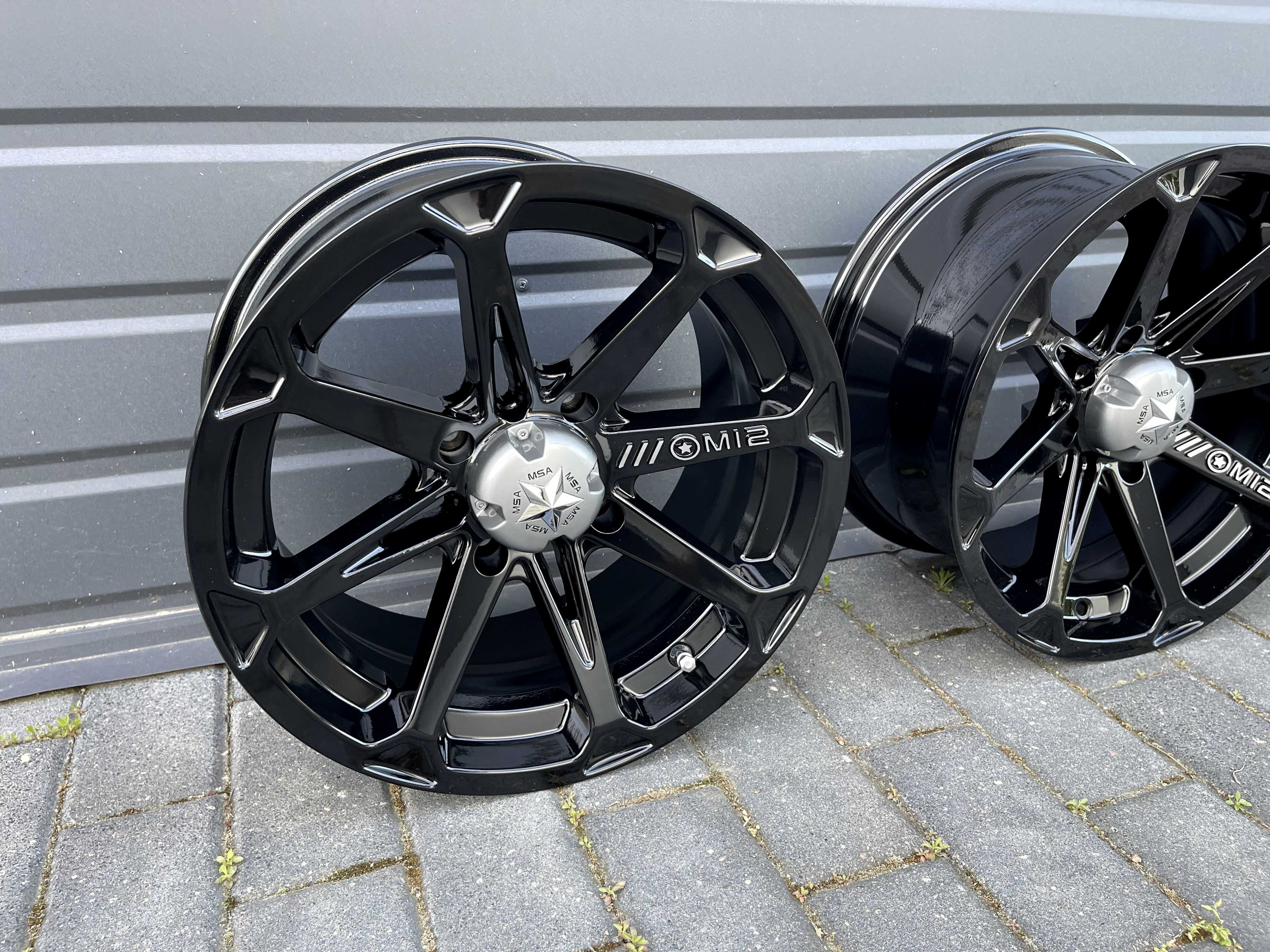 Komplet Felg Quad Diesel Utility M12 MSA Wheels 14 X 7 UTV 4 x 110