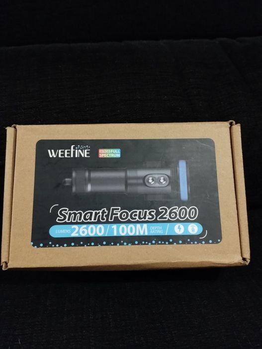 Lanterna de mergulho Weefine smart focus 2600