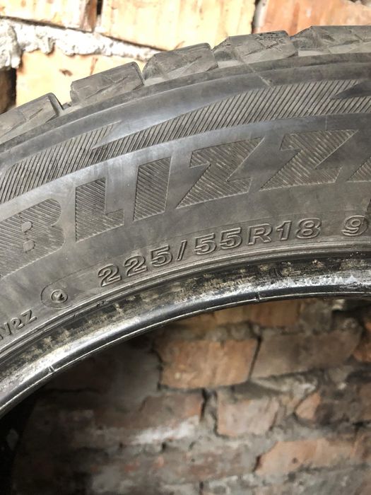 Bridgestone Blizzak 7.5 мм 225/55 r18