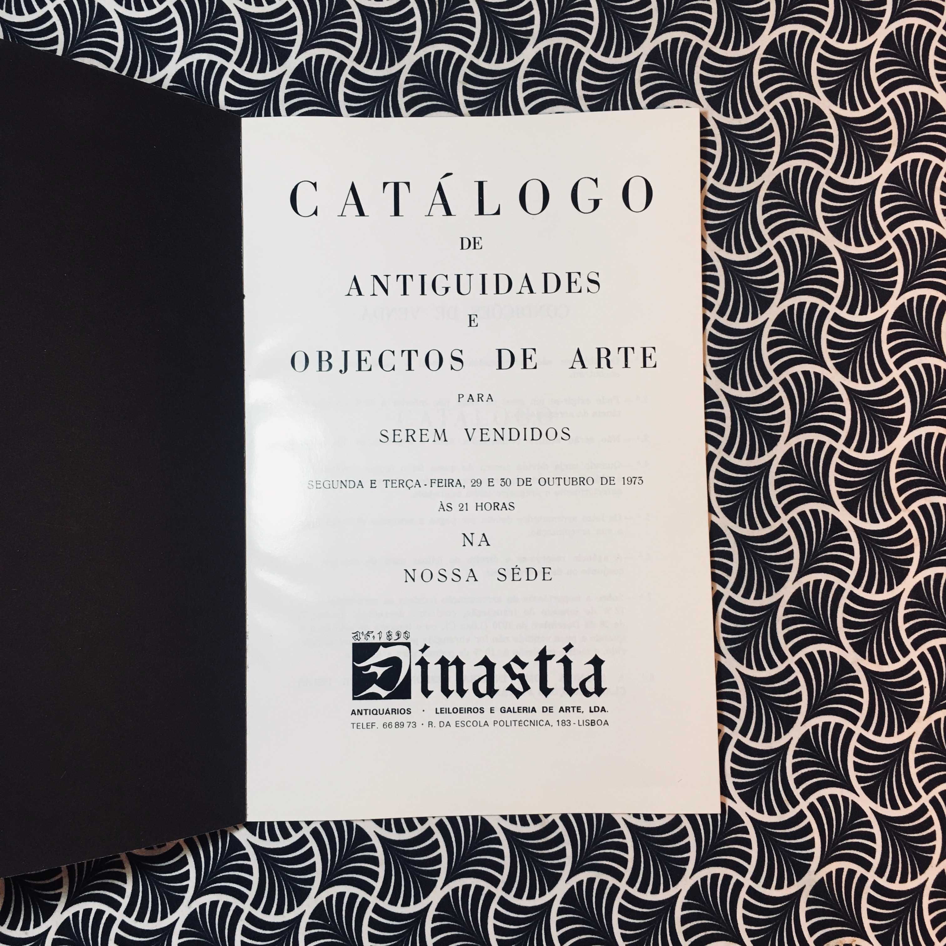 Catálogo de Antiguidades e Objectos de Arte Dinastia - Out. 1973