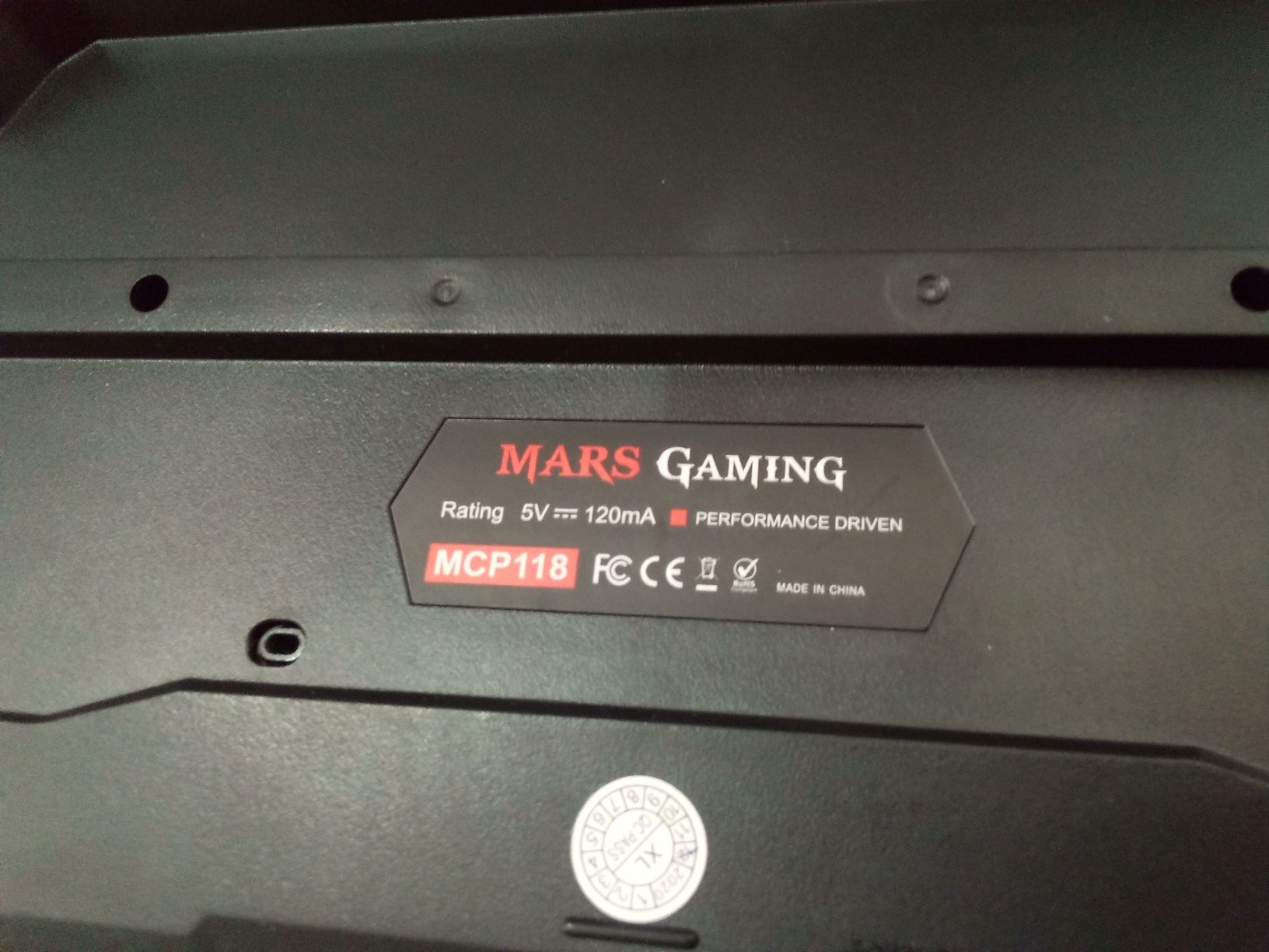 Klawiatura i mysz MARS GAMING MCP 118