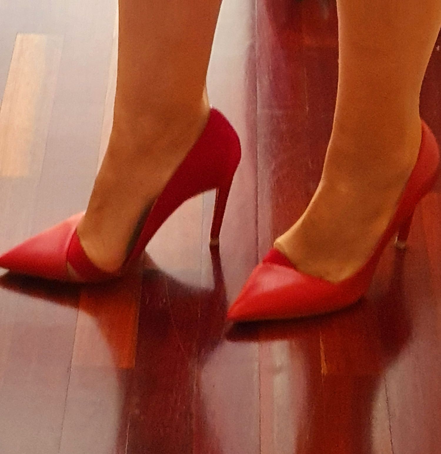 Sapatos Vermelho