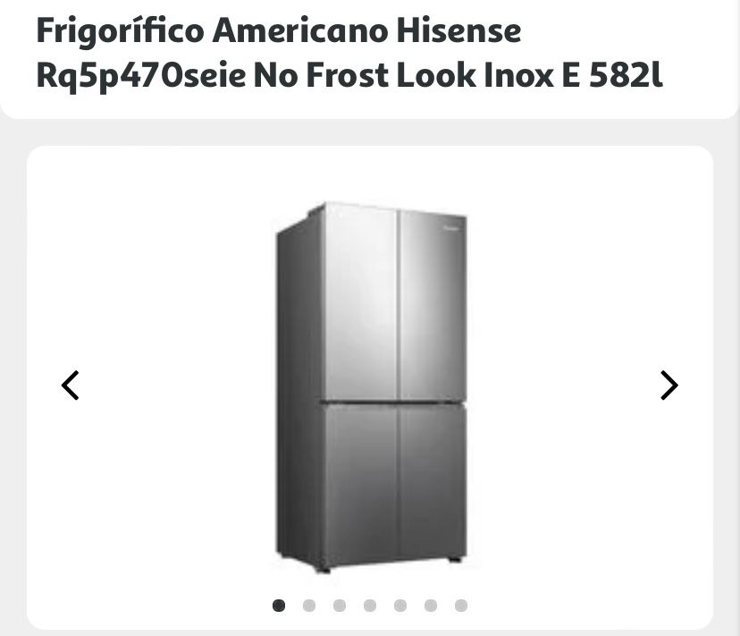 Frigorifico tipo Americano Hisense