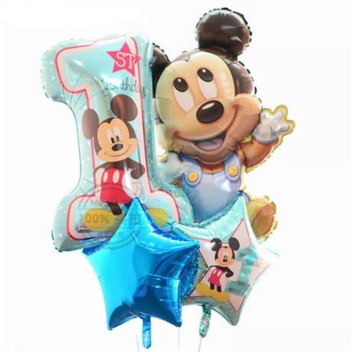 Decoração Festa - Conjunto Balões Mickey e Minnie e para bébé