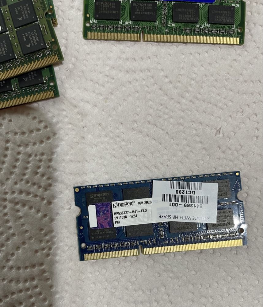 Memoria Ram pc3- pc2- 4gb/2gb/1gb  (6)