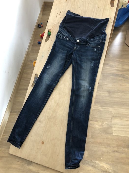 Jeansy ciążowe slim h&m r. 36