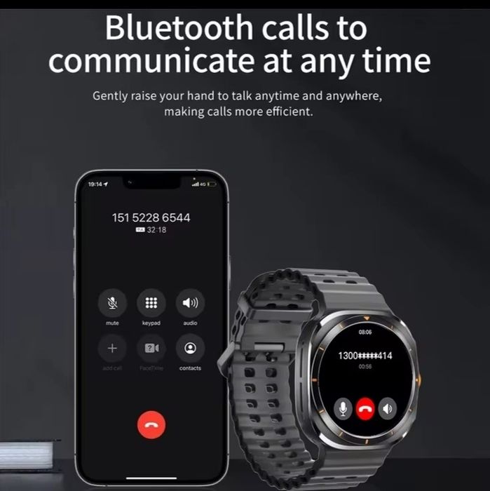 Smartwatch LAXASFIT GT7 Ultra  - Envio Grátis