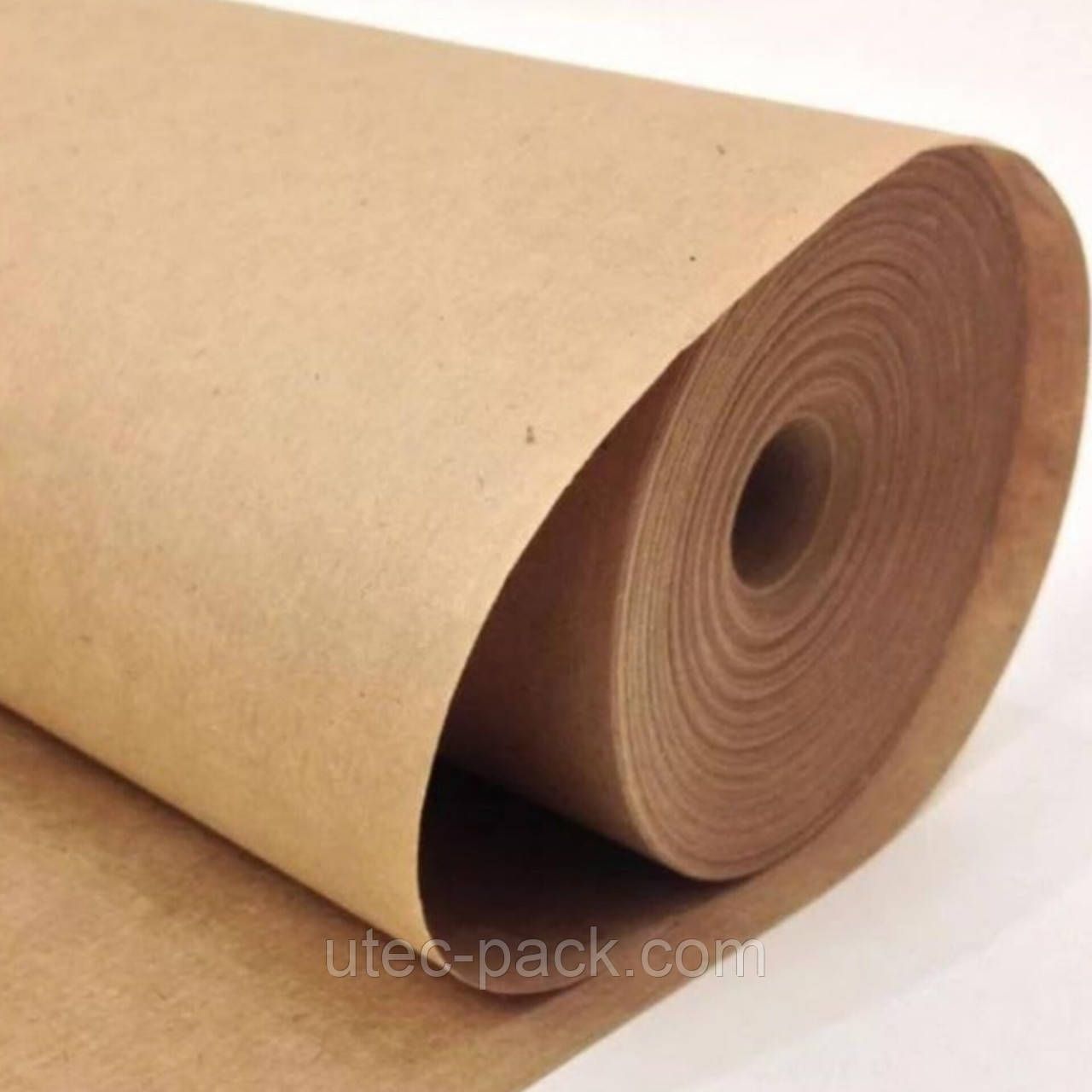 Крафт папір пакувальний у рулоні 84 см*50м, щільність 90 г/м2