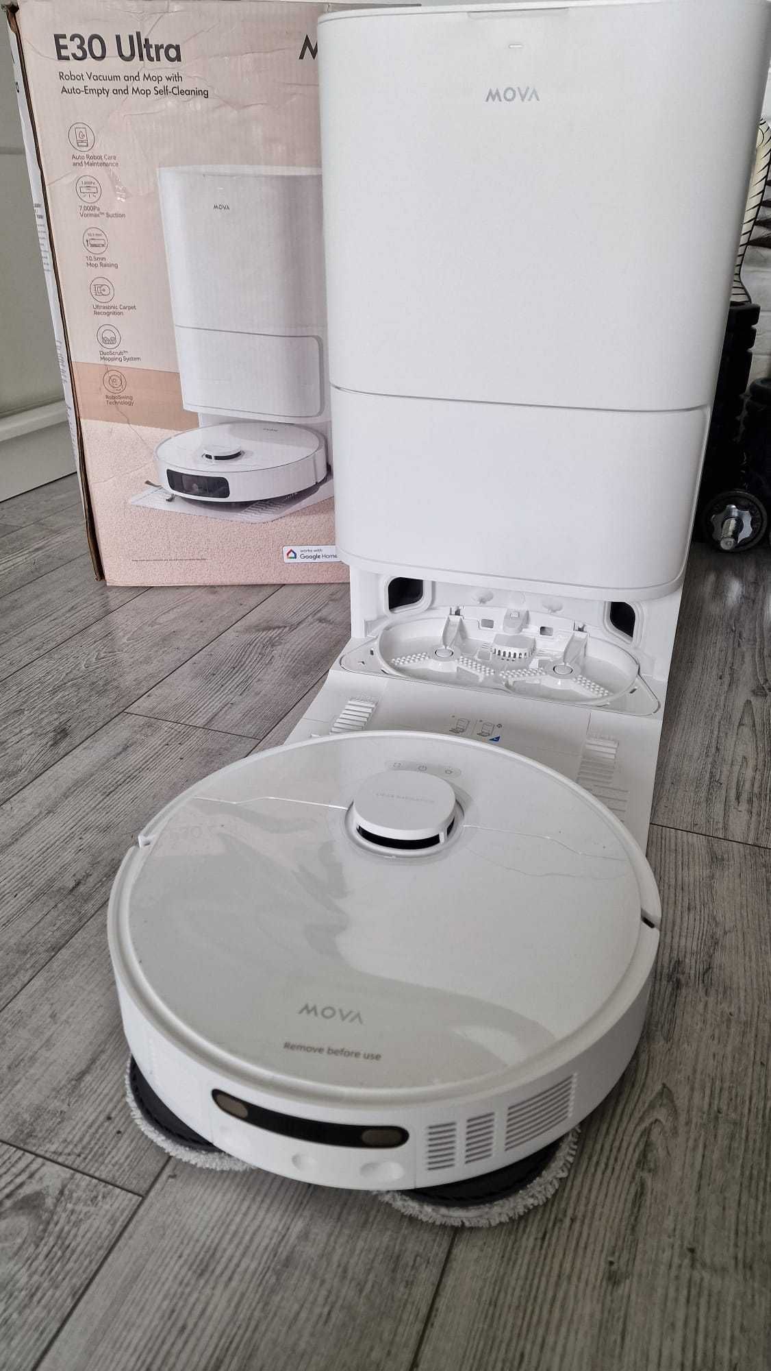 Dreame E30 Ultra Mova Robot Odkurzający i Mopujący Automat Opróżnianie