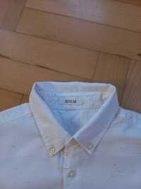 Koszula męska biała S Regular +Koszulka polo Reserved S granat