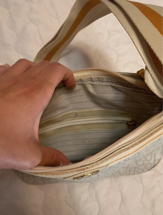 mala / bolsa tiracolo victor hugo vintage