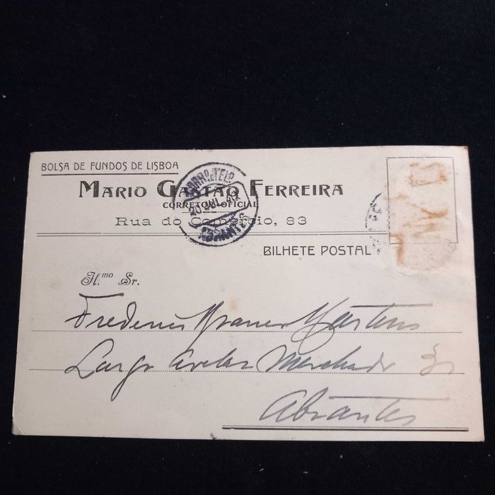 Bilhete postal antigo