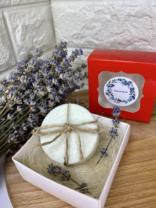 Твердий шампунь для сухого волосся