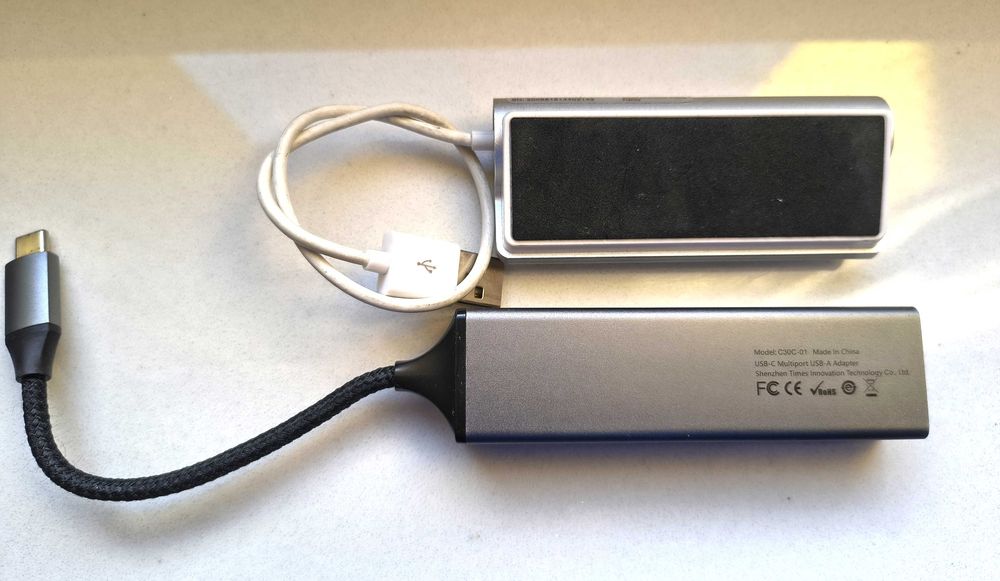 Hub, rozdzielacz USB // 2 szt. Baseus + Qilive