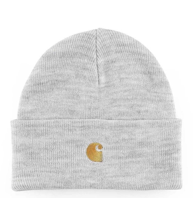 Шапка сіра Carhartt WIP Chase Beanie