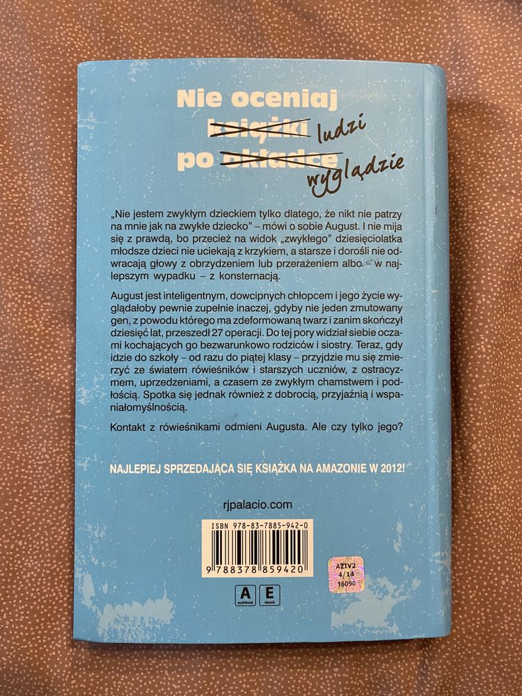 Książka Cud Chłopak - R. J. Palacio NOWA