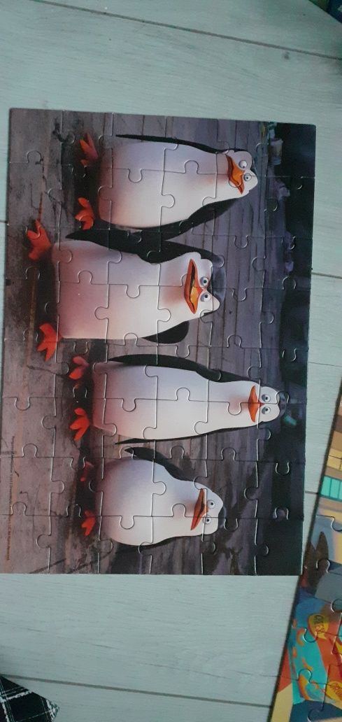 Puzzle w pingwiny z Madagaskaru