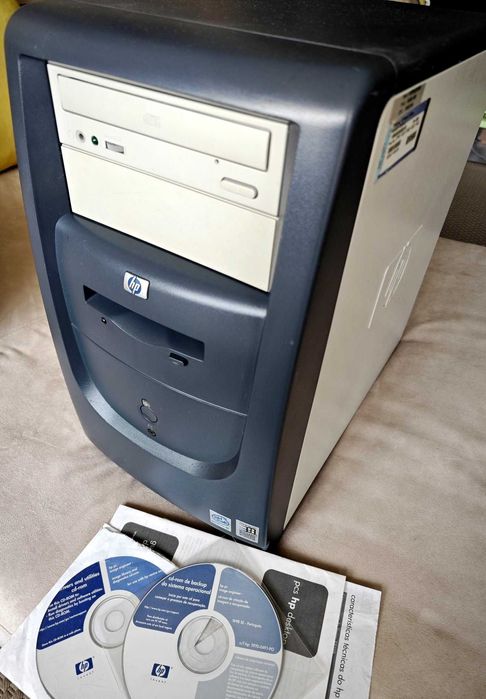 Computador PC Retro Mini Tower HP Intel Pentium III / 3