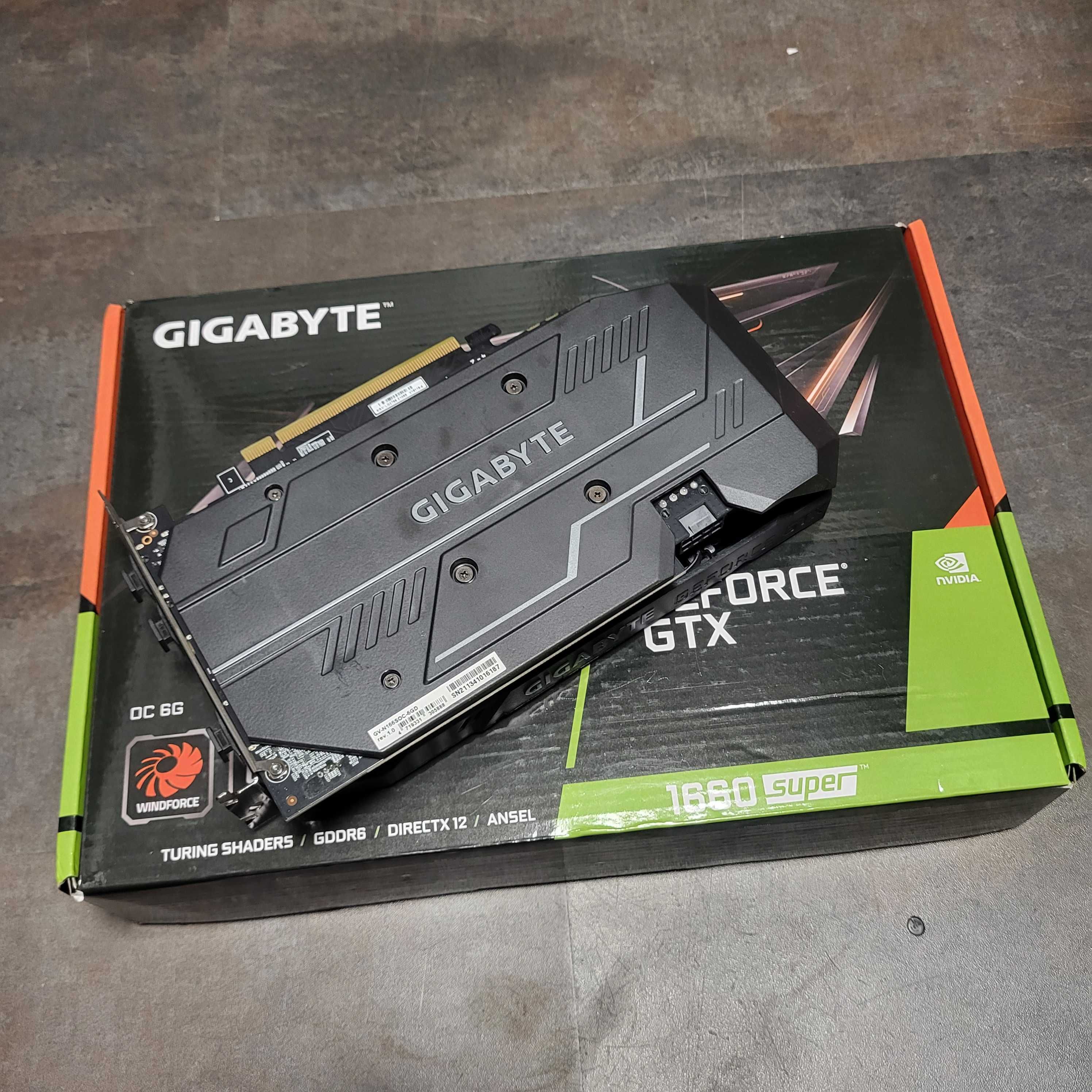 Gigabyte GTX 1660 Super 6GB DDR5 karta w idealnym stanie