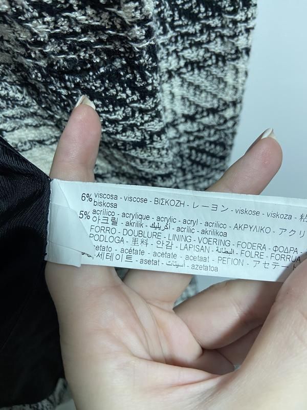 Твідовий жакет zara розмір s 44