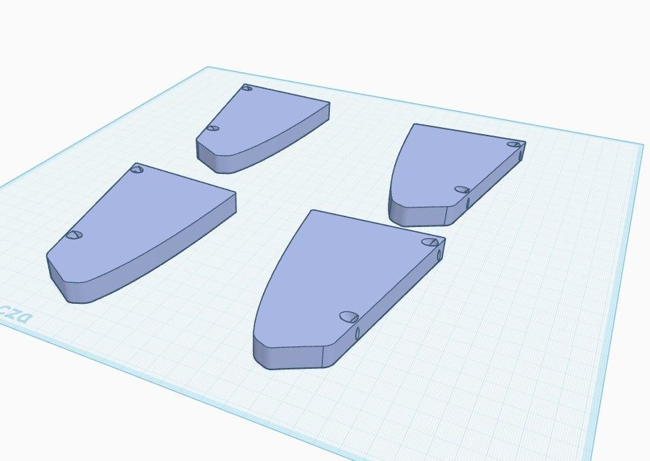 Dyfuzor tylny zderzaka golf MK7