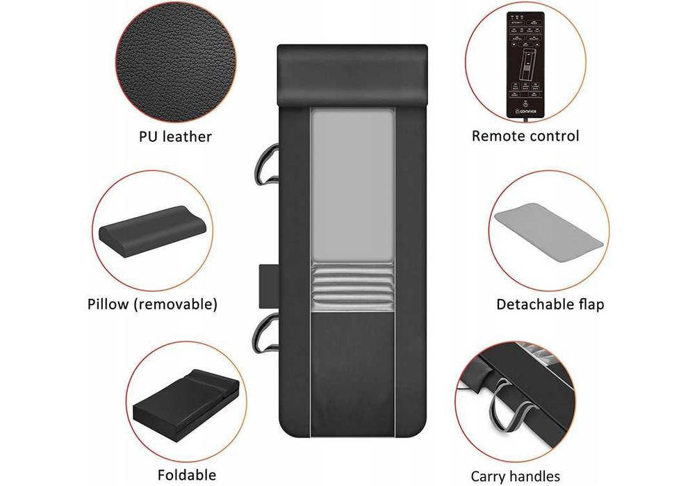 Masujący materac mata do masażu nowa grzanie shiatsu Comfier