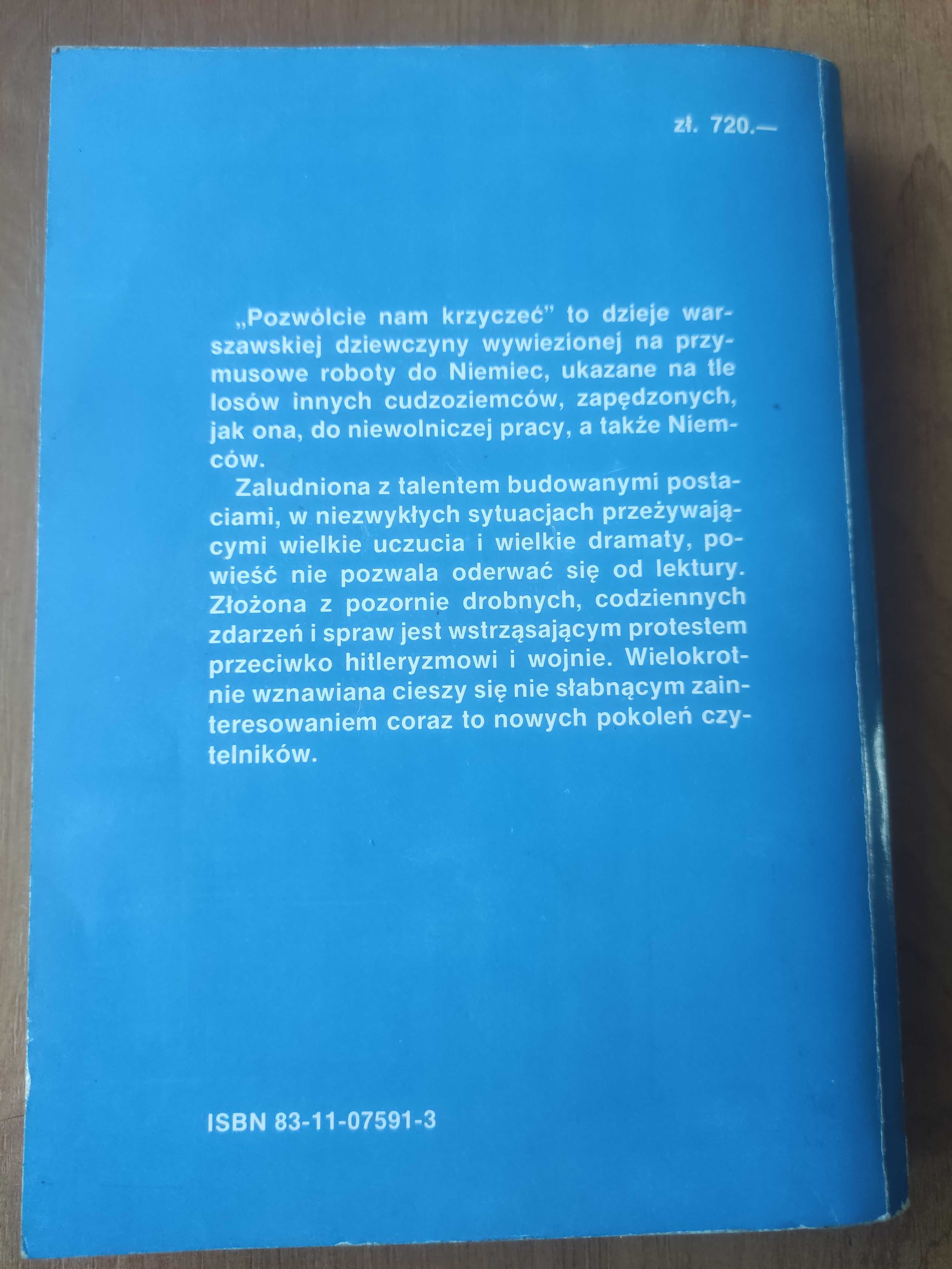 S.Fleszerowa -Muskat,, Pozwólcie nam krzyczeć " 1988