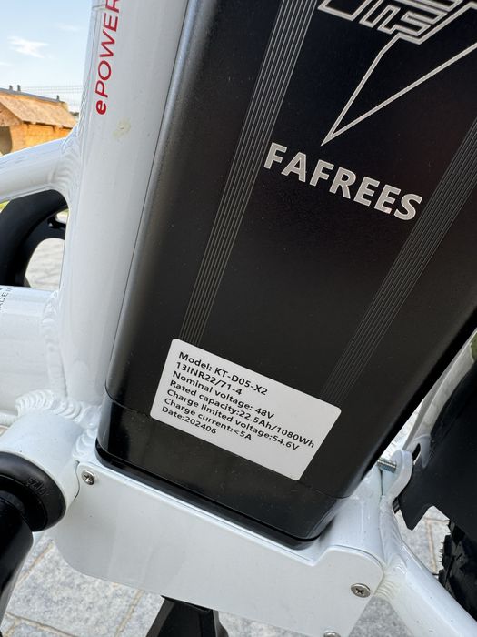 Rower elektryczny składany FAFREES F20 Max 48V 22,5Ah 20x4.0