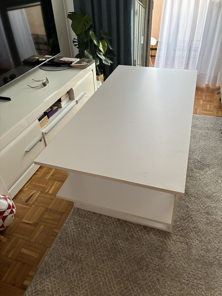 Ława BRW nowa, biala 120x60x55 cm